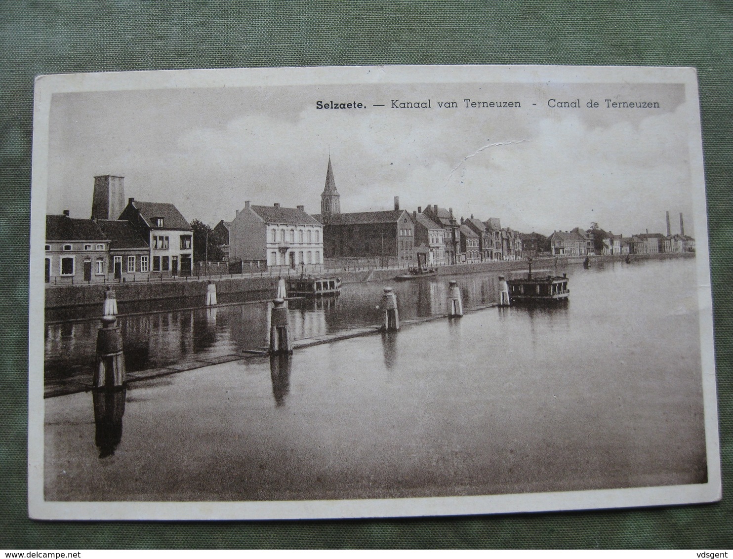 SELZAETE - CANAL DE TERNEUZEN ( Ed. Vereecke, Groenstraat, Zelzate - Scan Recto/verso ) - Zelzate