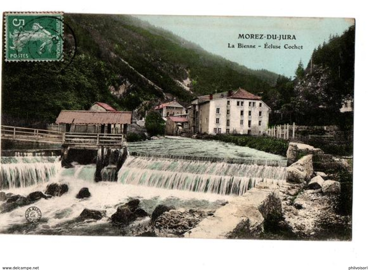 MOREZ LA BIENNE ECLUSE COCHET  CARTE COULEUR ANIMEE - Morez