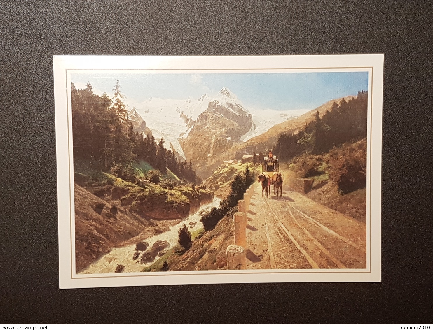 Österreichische Alpenpost Stilfserjoch Trafoi 1892; Retro 500 Jahre Post (gelaufen Ca.1998); H18 - Post & Briefboten