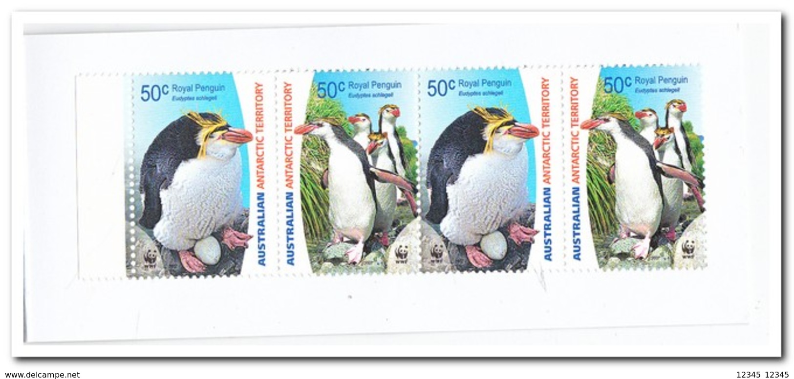 Australisch Antarctica 2007, Postfris MNH, Birds, WWF ( Booklet ) - Ongebruikt
