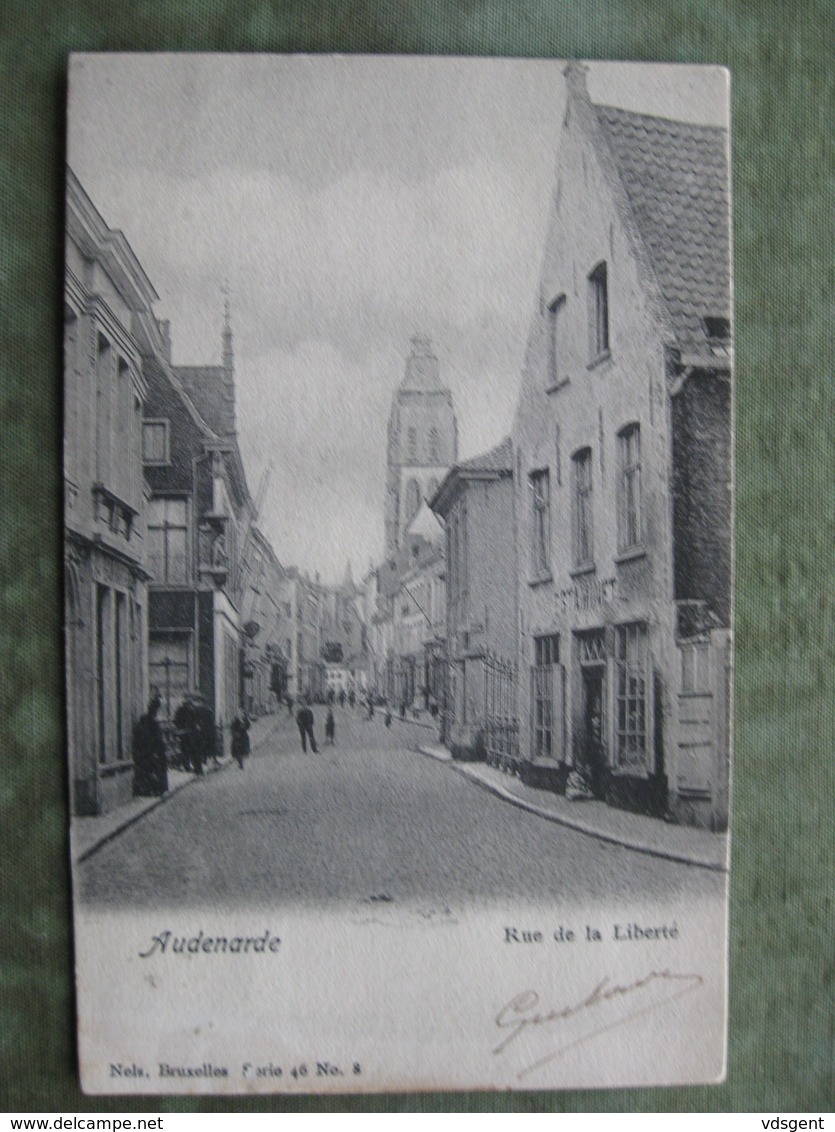 AUDENARDE - RUE DE LA LIBERTE 1903 ( Scan Recto/verso ) - Oudenaarde