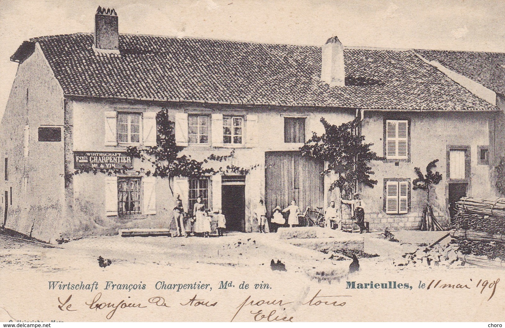 57 - MARIEUlLES - Francois CHARPENTIER Marchand De Vin - Autres & Non Classés