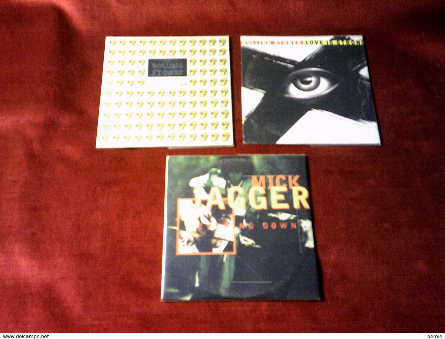 ROLLING  STONES  ET MICK JAGGER  °  COLLECTION DE 3  CD SINGLES - Collections Complètes