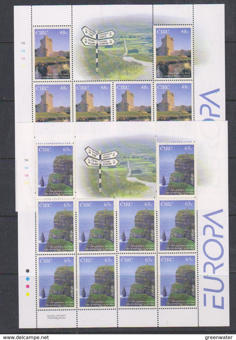 Europa Cept 2004 Ireland 2v  Sheetlets ** Mnh (F7708) @ Face - 2004