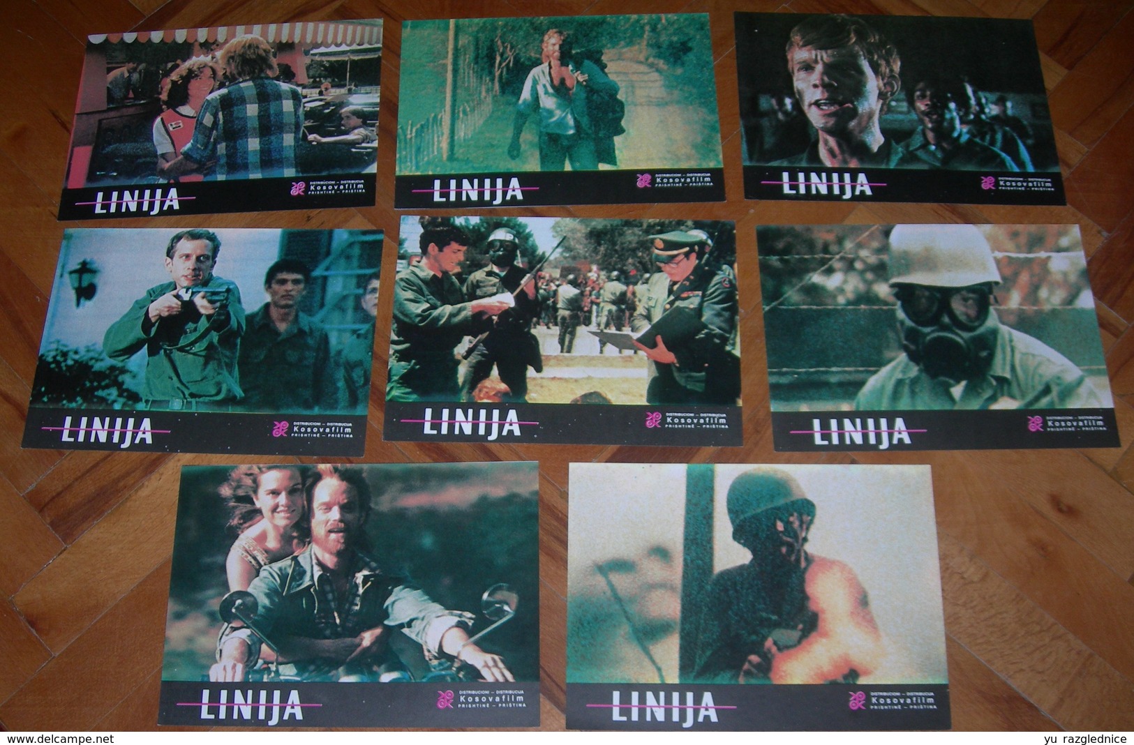 Russ Thacker PARADES Brad Sullivan  7x Yugoslavian Lobby Cards - Photographs