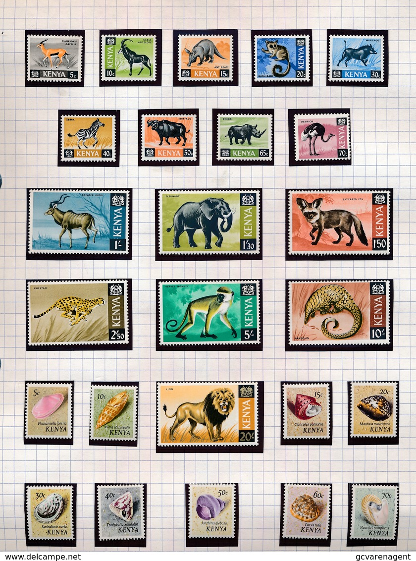 KENIA  25 STAMPS NEW NEUF NIEUW - Kenya (1963-...)