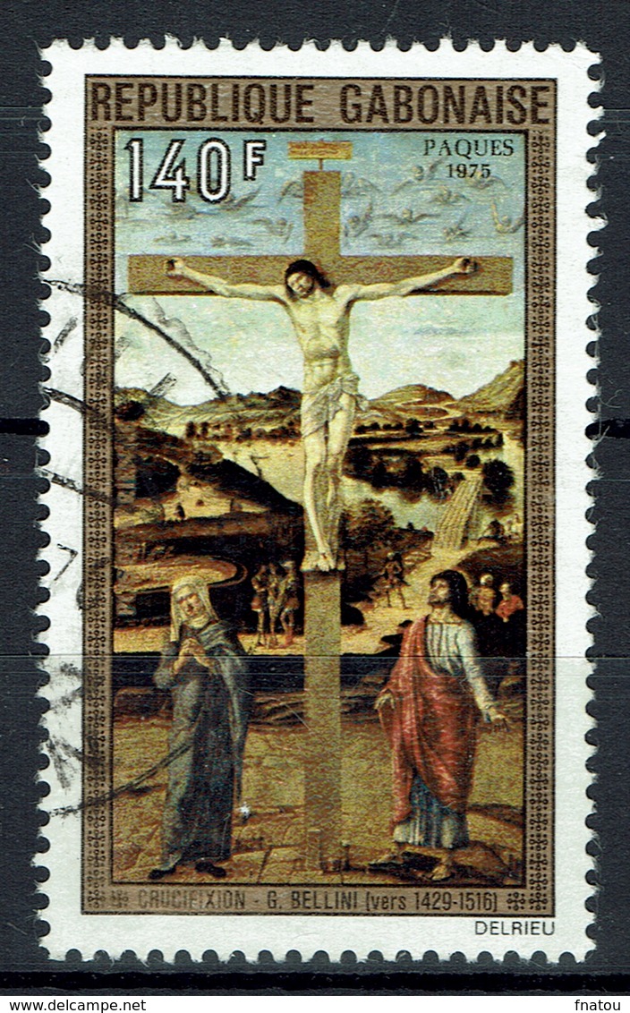 Gabon, Easter, Giovanni Bellini, Italian Renaissance Painter, 1975, VFU  Airmail - Gabon (1960-...)