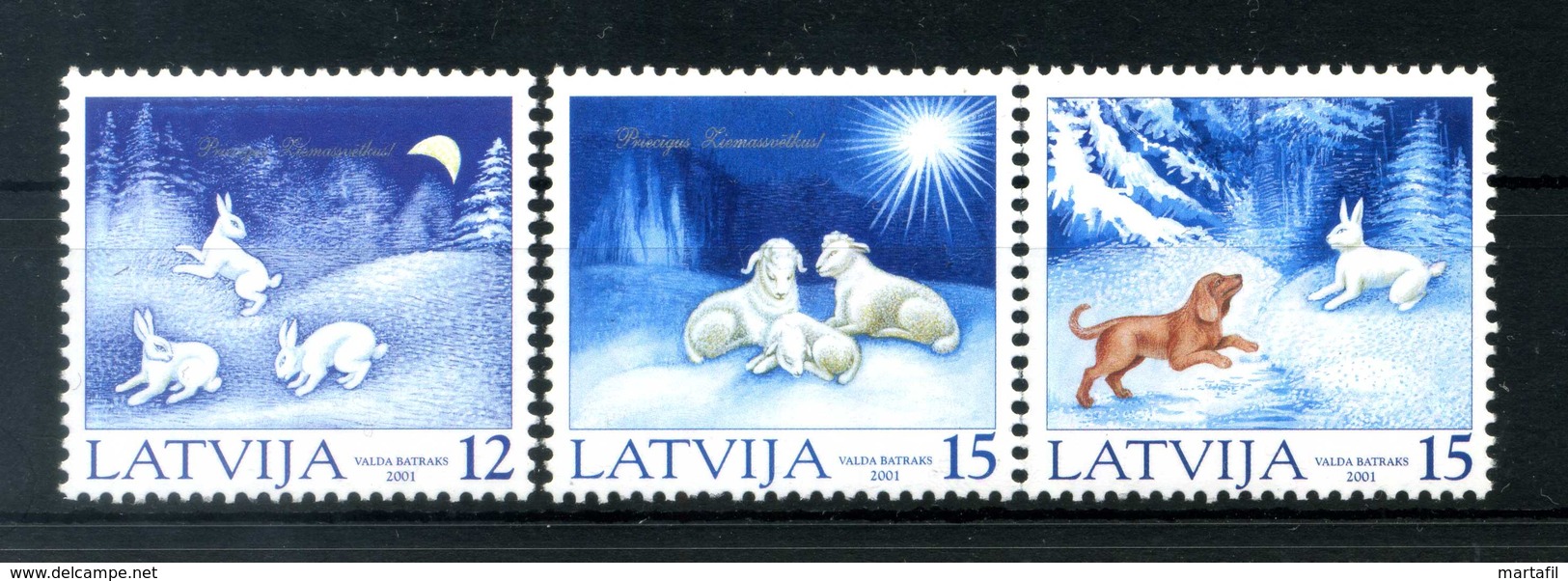 2001 LETTONIA SET MNH ** - Lettonia