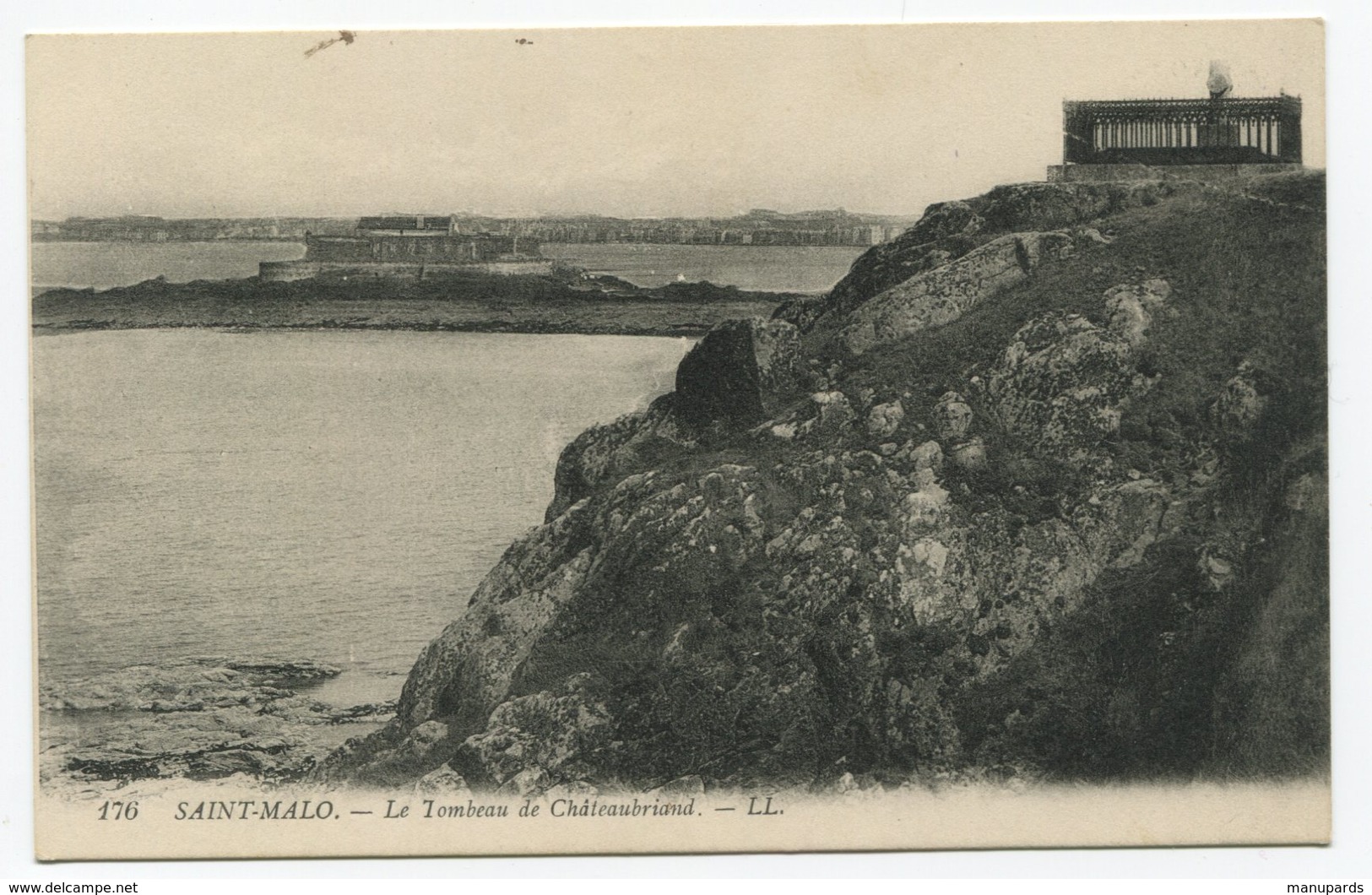 35 SAINT MALO / 1915 / CPA / TAMPON / CACHET / HÔPITAL N°86 / DÉPÔT DE CONVALESCENTS - Saint Malo