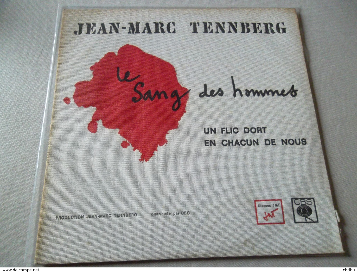 VINYLE 33 T JEAN MARC TENNBERG LE SANG DES HOMMES - Limitierte Auflagen