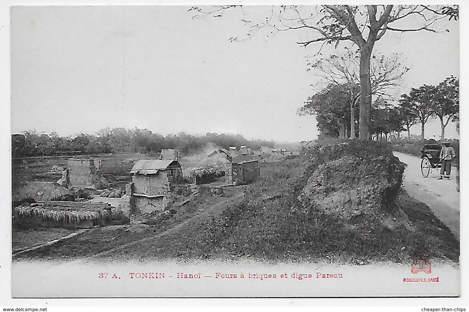 Tonkin - Hanoi - Fours A Briques Et Digue Pareau - Viêt-Nam