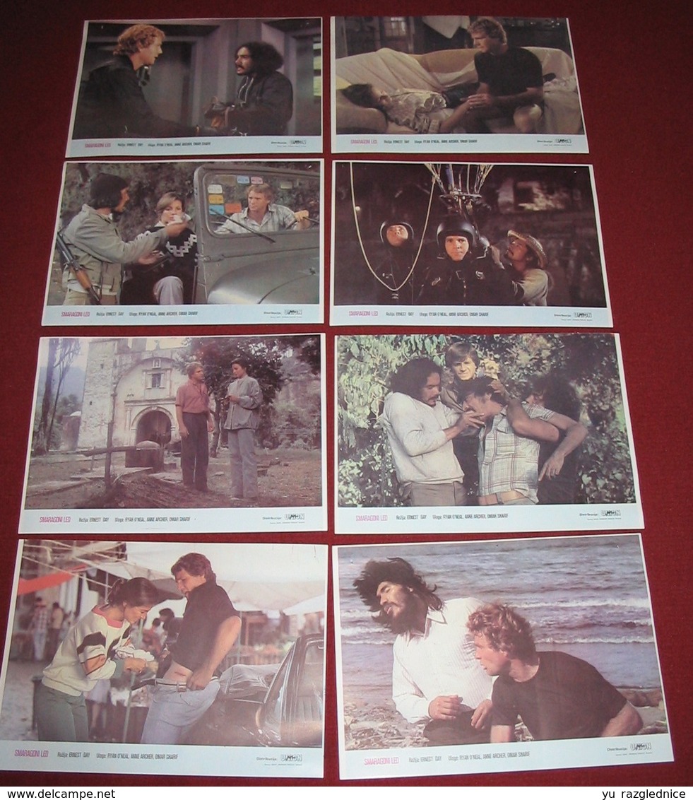 Ryan O'Neal GREEN ICE Anne Archer  8x Yugoslavian Lobby Cards - Photographs