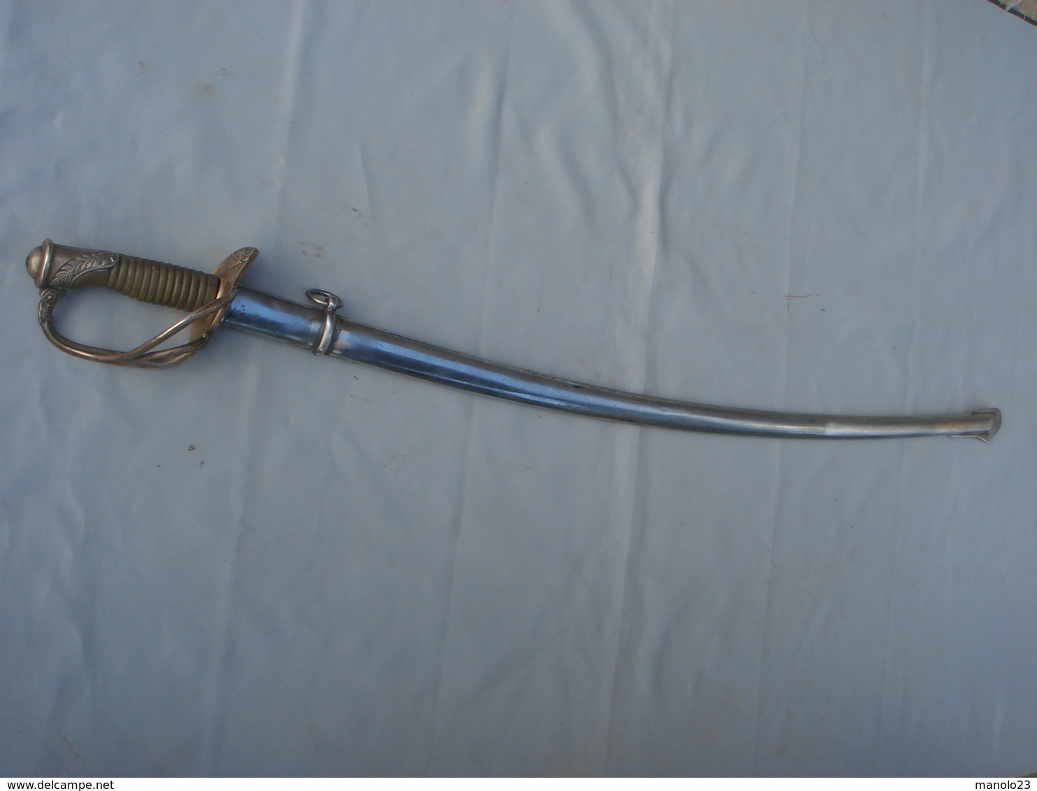 Sabre D'officier De Cavalerie Modèle 1822 Avec Son Fourreau D'origine - Armes Blanches