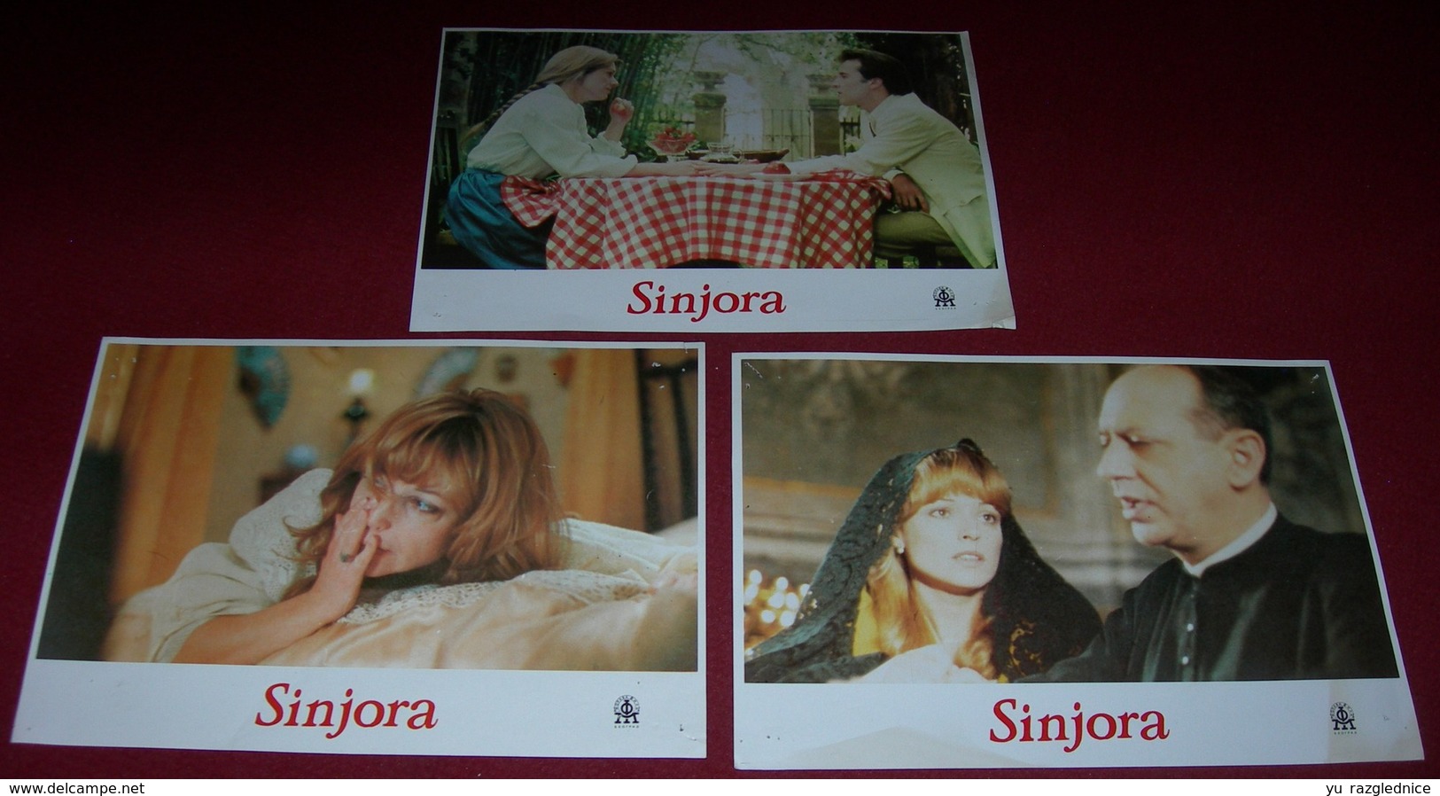 Silvia Tortosa LA SENYORA Hermann Bonnin 3x Yugoslavian Lobby Cards - Photographs