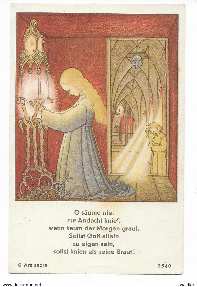 Fleißbildchen - Heiligenbild - Gebetsbild     IDA BOHATTA-MORPURGO     - Ars Sacra - Images Religieuses