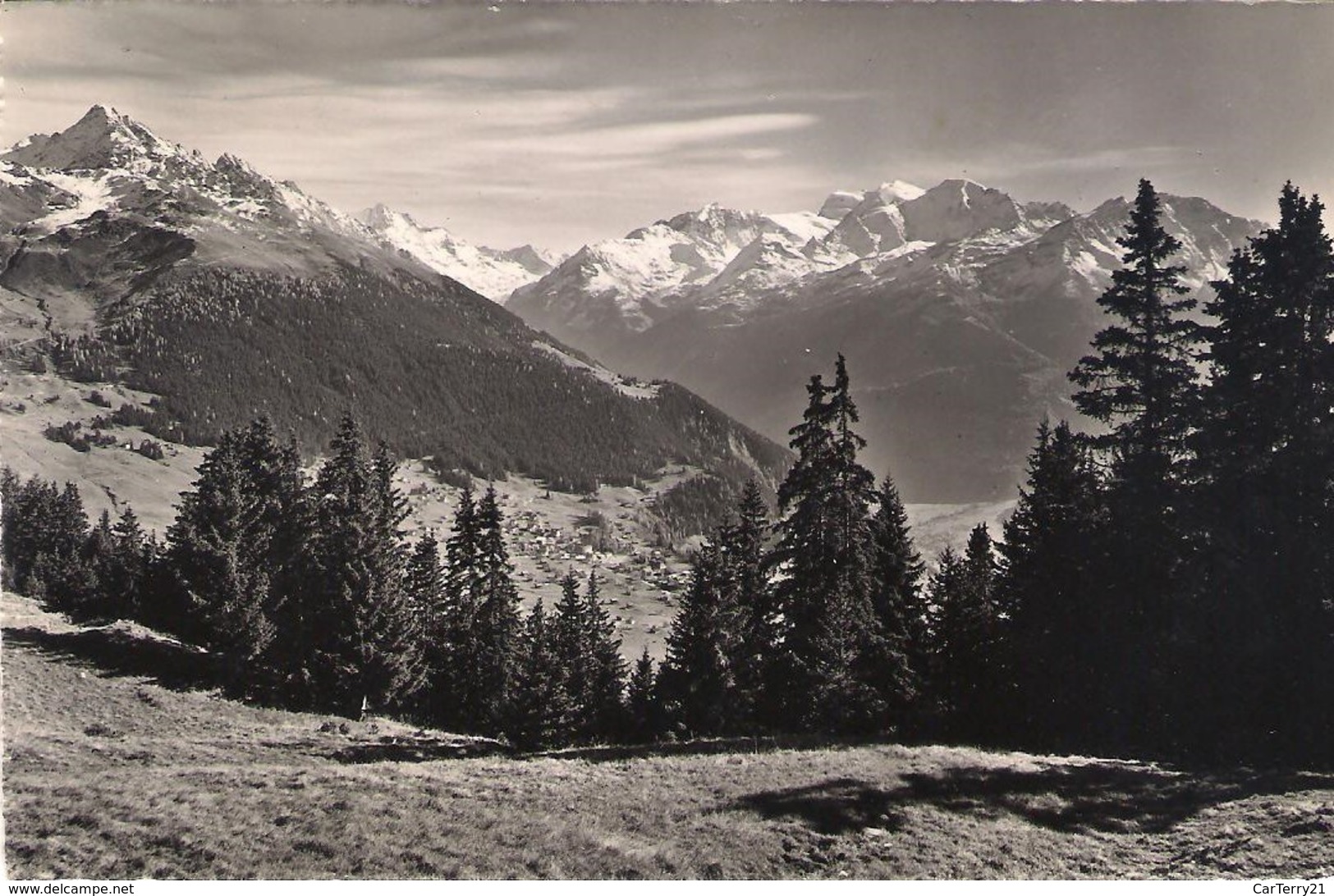 CPSM. VERBIER VU DES PRETAIRES. 1962. - Autres & Non Classés