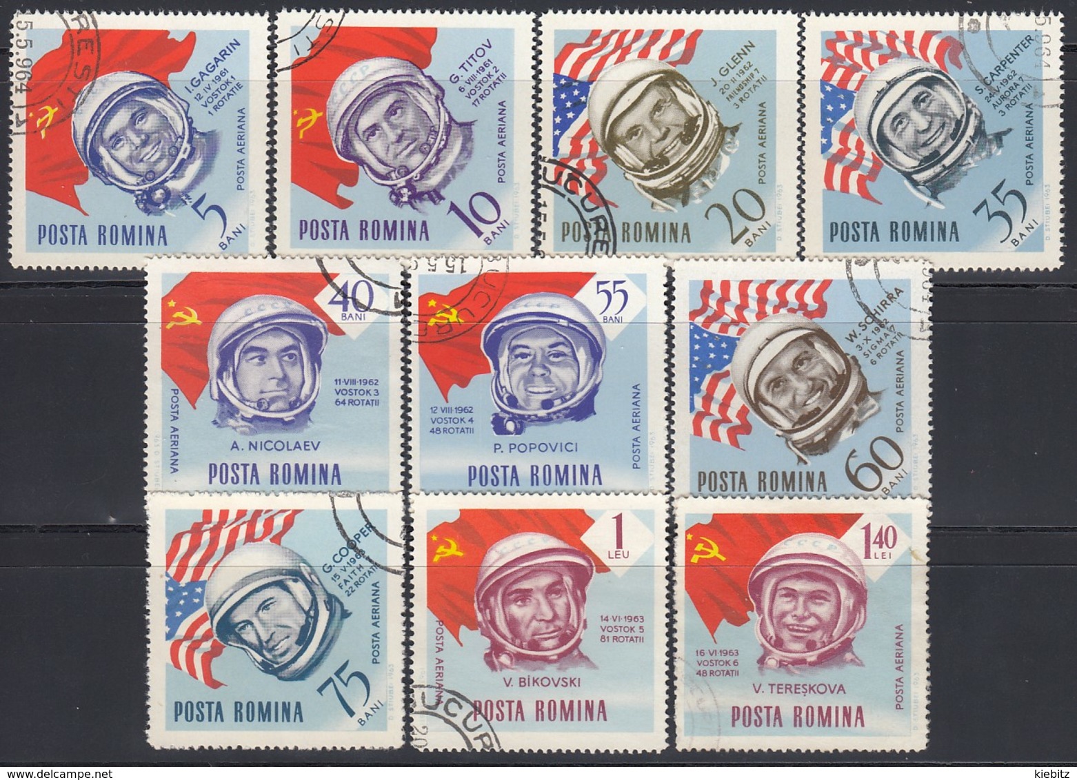 RUMÄNIEN 1964 - MiNr: 2238-2247  Komplett  Used - Europa