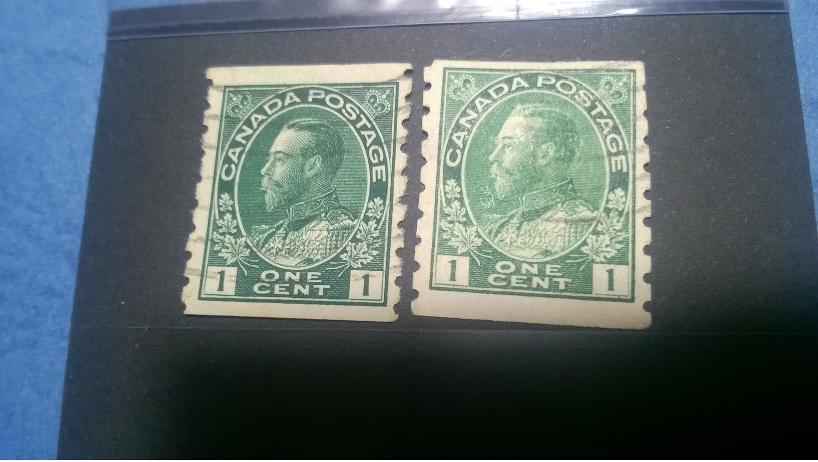 CANADA 1911-1918 Reign Of George V.   HORIZONTAL WITHOUT PERFORATION - Used Stamps