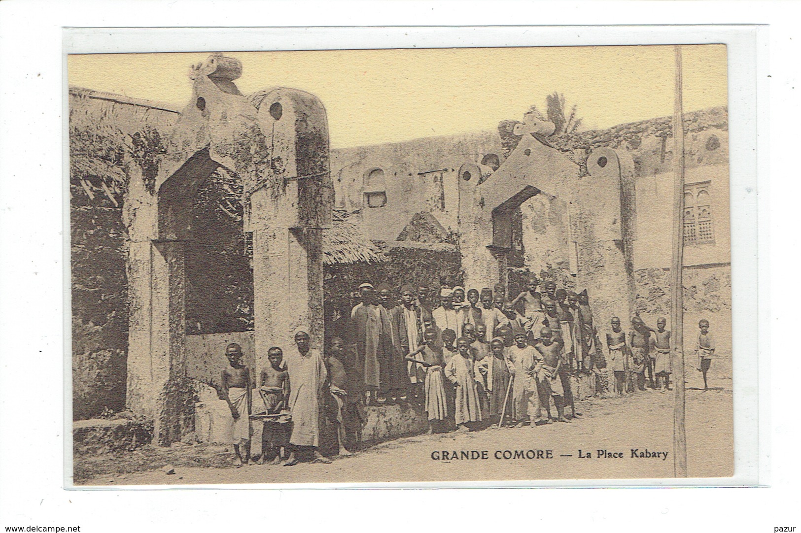 CPA COMORES - GRANDE COMORE - LA PLACE KABARY - Komoren