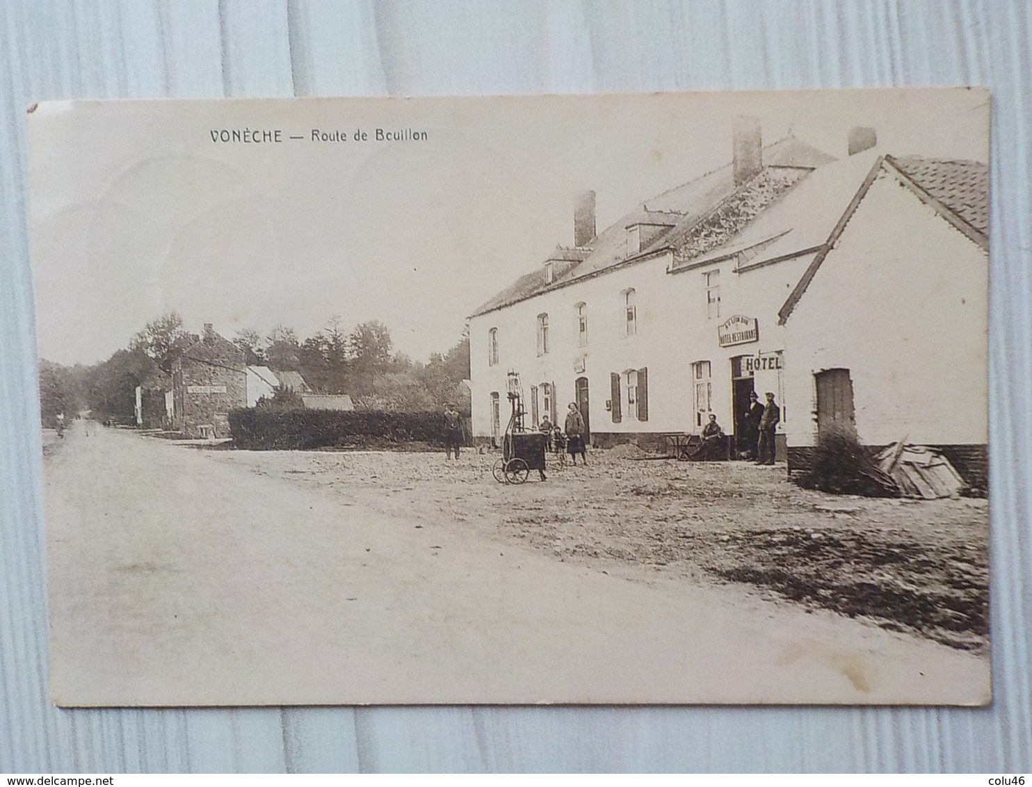 1931 CP Vonèche Route De Bouillon Hôtel Ferme - Bouillon