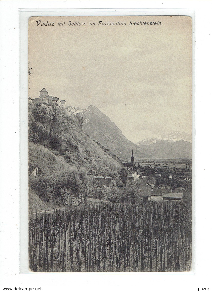 CPA LIECHTENSTEIN - VADUZ MIT SCHLOSS IM FURSTENTUM LIECHTENSTEIN - Liechtenstein