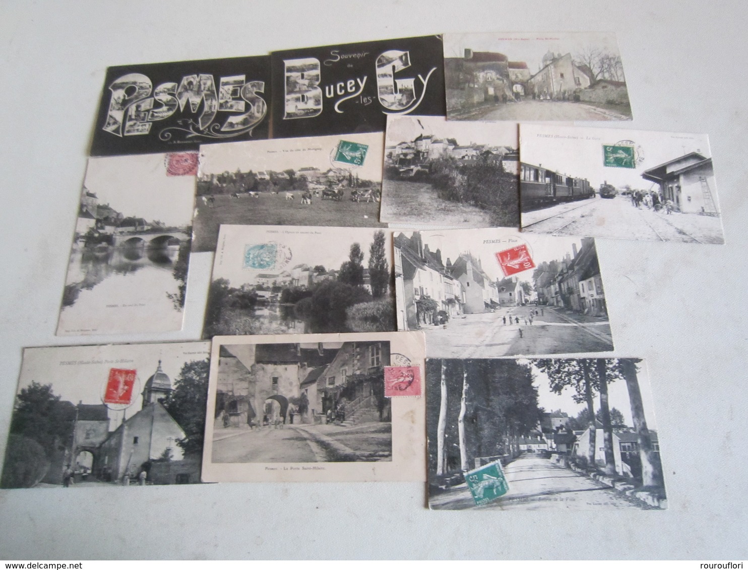 Lot Cpa Carte Postale Ancienne Pesmes - Pesmes