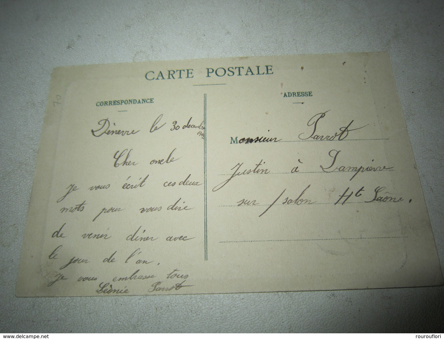 Ancienne Carte Postale Cpa Montot - Autres & Non Classés