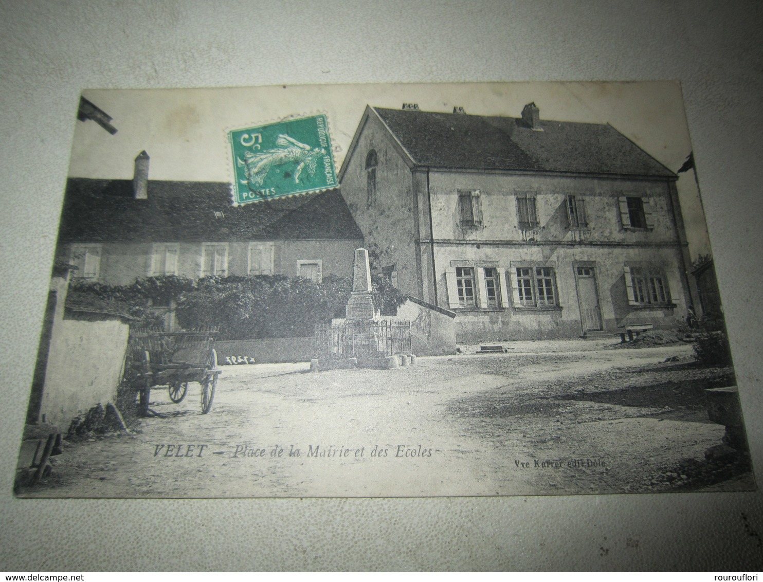 Ancienne Carte Postale Cpa Velet - Autres & Non Classés