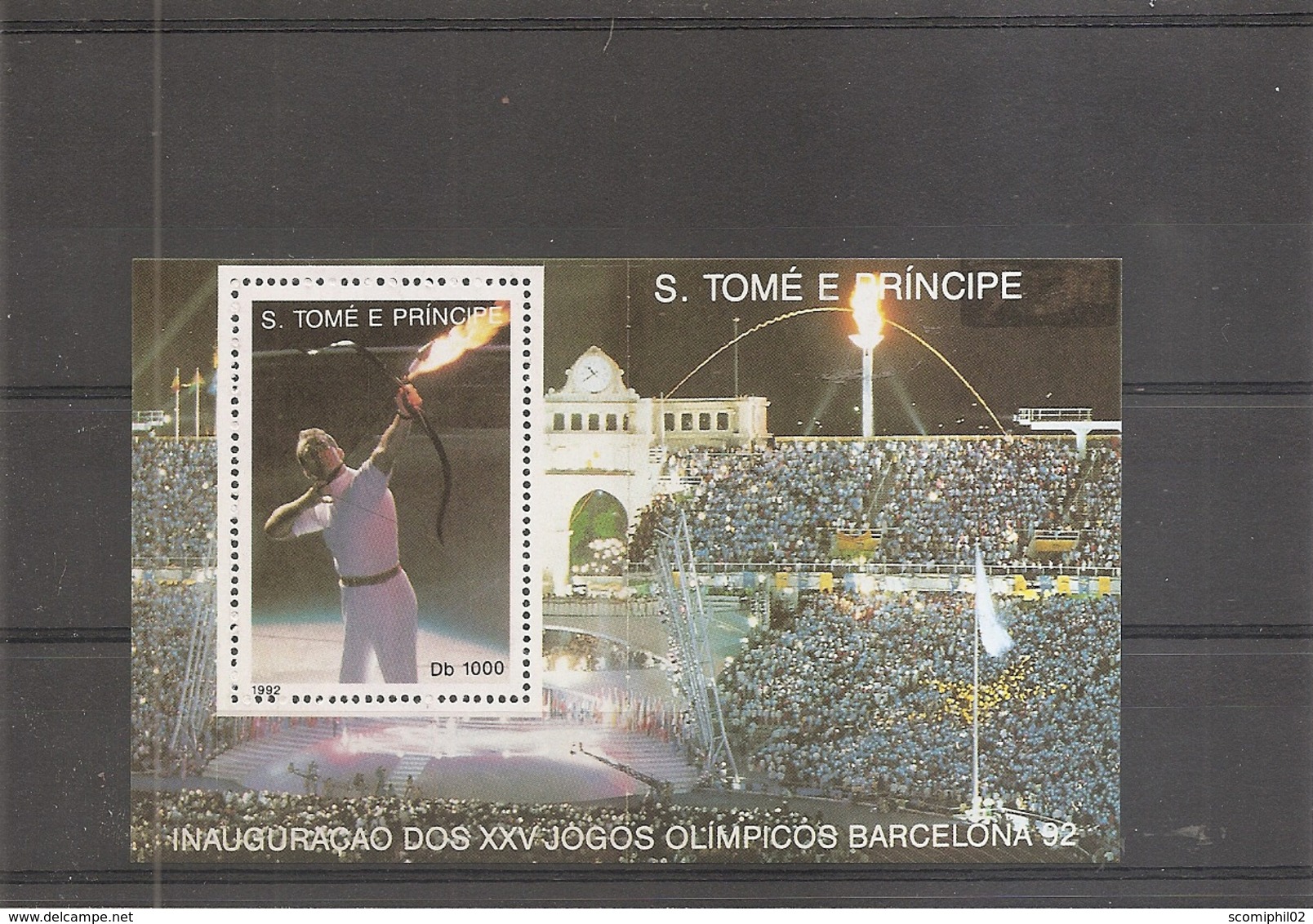 JO De Barcelone -1992  ( BF 137B  XXX -MNH- De Saint-Thomas Et Prince) - Estate 1992: Barcellona