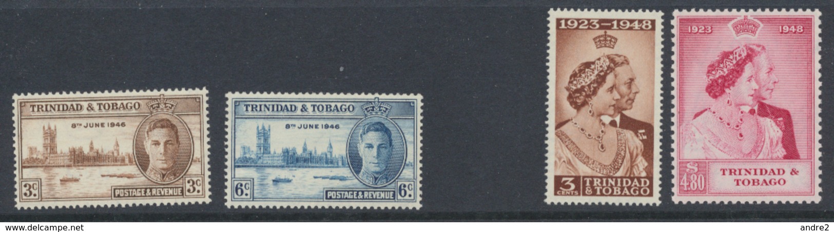 Trinite & Tobago - Trinidad & Tobago 1946 - 1948 Victoire Et Noces D'argent *** MNH - Trinité & Tobago (...-1961)