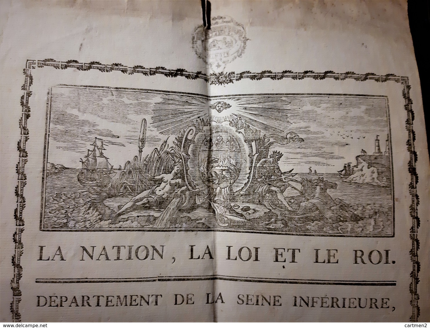 LAISSER-PASSER L'AN 4 MONTIVILLIERS LE HAVRE SEINE-INFERIEURE PRETRE LOUIS CHARLES RECULARD PASSEPORT Beau Cartouche - Historische Documenten