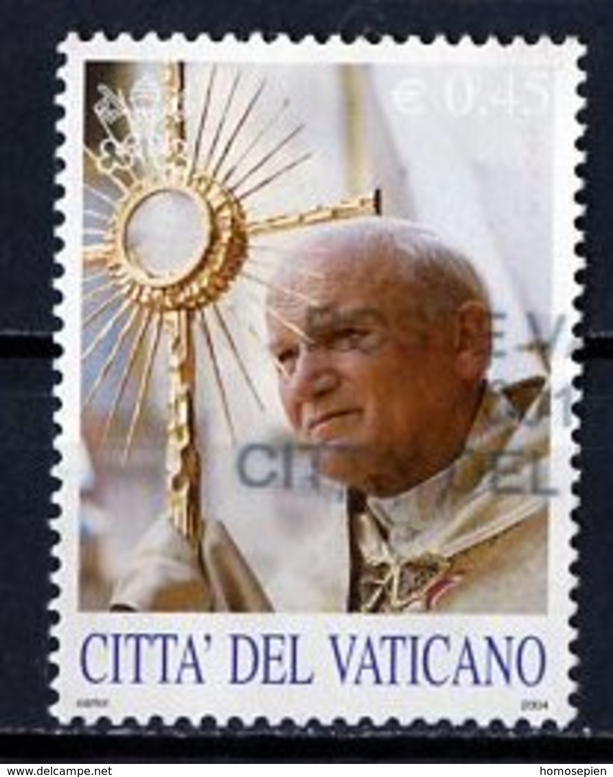 Vatican - Vatikanstadt 2004 Y&T N°1336 - Michel N°1476 (o) - 0,45€ Jean Paul II - Oblitérés