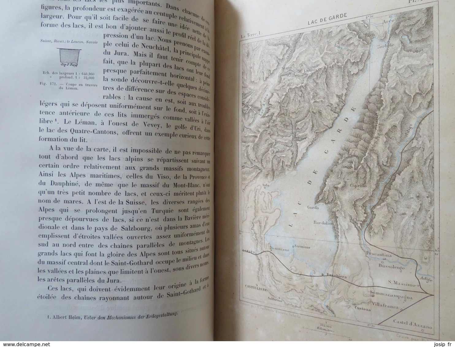 ELISÉE RECLUS: LA TERRE En 2 Volumes: 1-LES CONTINENTS (1883) 2-L'OCÉAN-L'ATMOSPHÈRE-LA VIE (1881) - 1801-1900