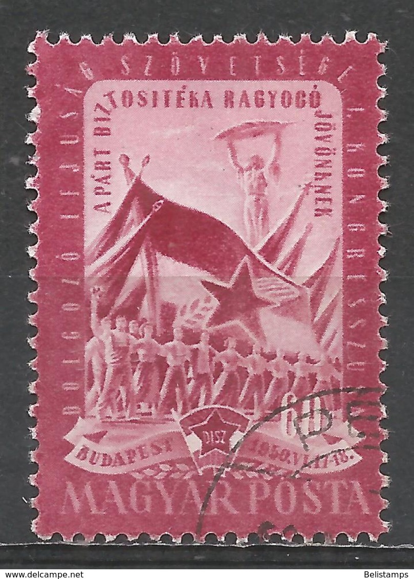 Hungary 1950. Scott #904 (U) Workers On Mt. Gellert - Usado