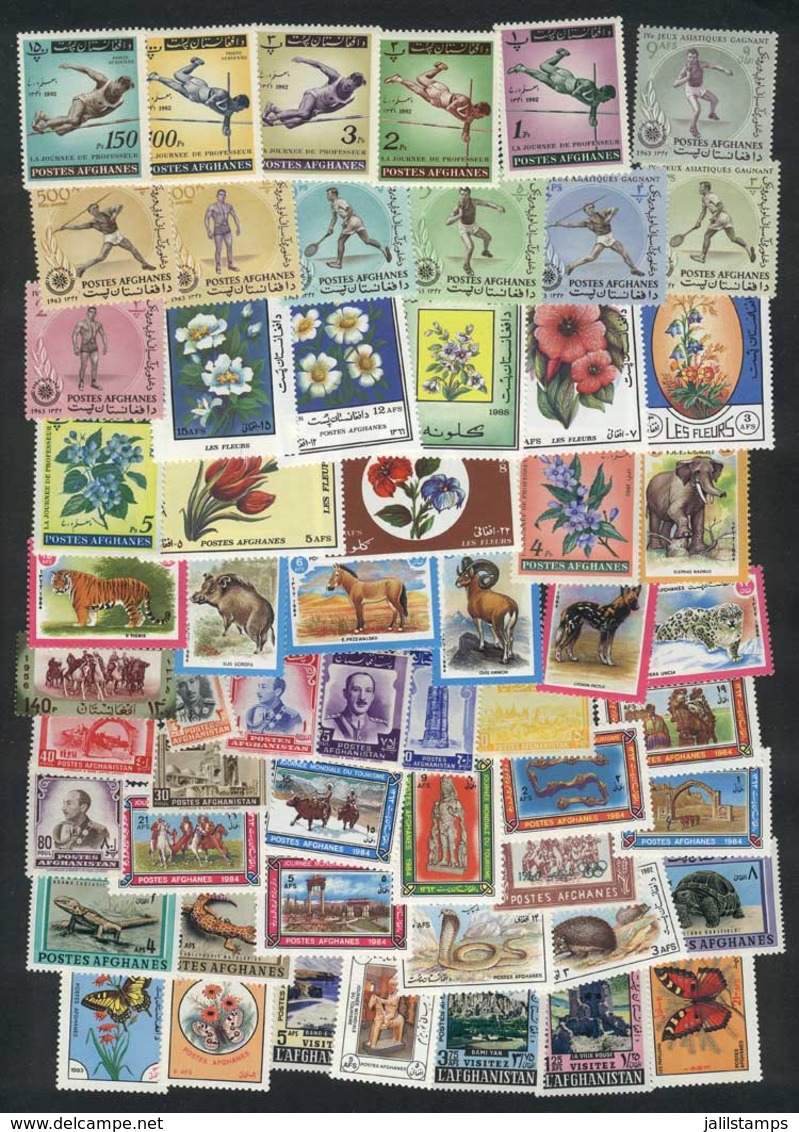 AFGHANISTAN: Lot Of VERY THEMATIC Stamps, Mint Never Hinged And Of Excellent Quality, Good Opportunity At A Low Start! - Afganistán