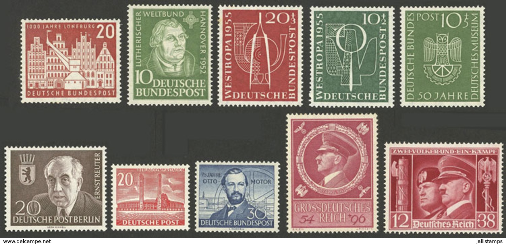 GERMANY: Small Lot Of MNH Stamps, Excellent Quality, Low Start! - Sonstige & Ohne Zuordnung
