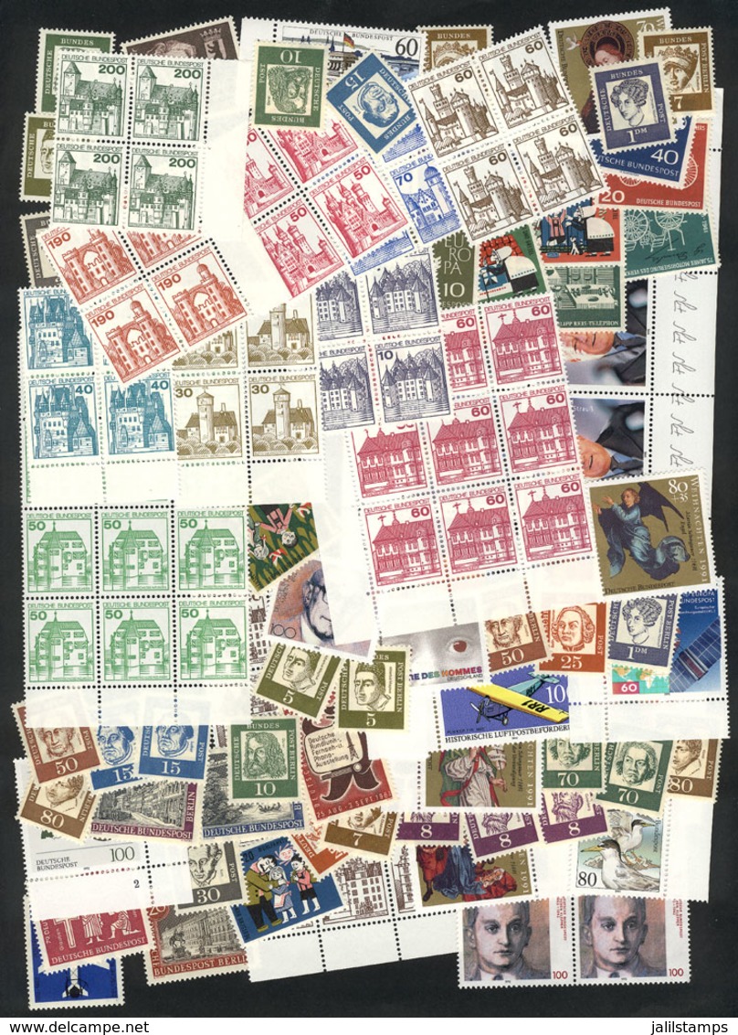 GERMANY: Lot Of Modern Stamps, All Never Hinged And Of Very Fine Quality, Yvert Catalog Value Approx. Euros 190. - Other & Unclassified