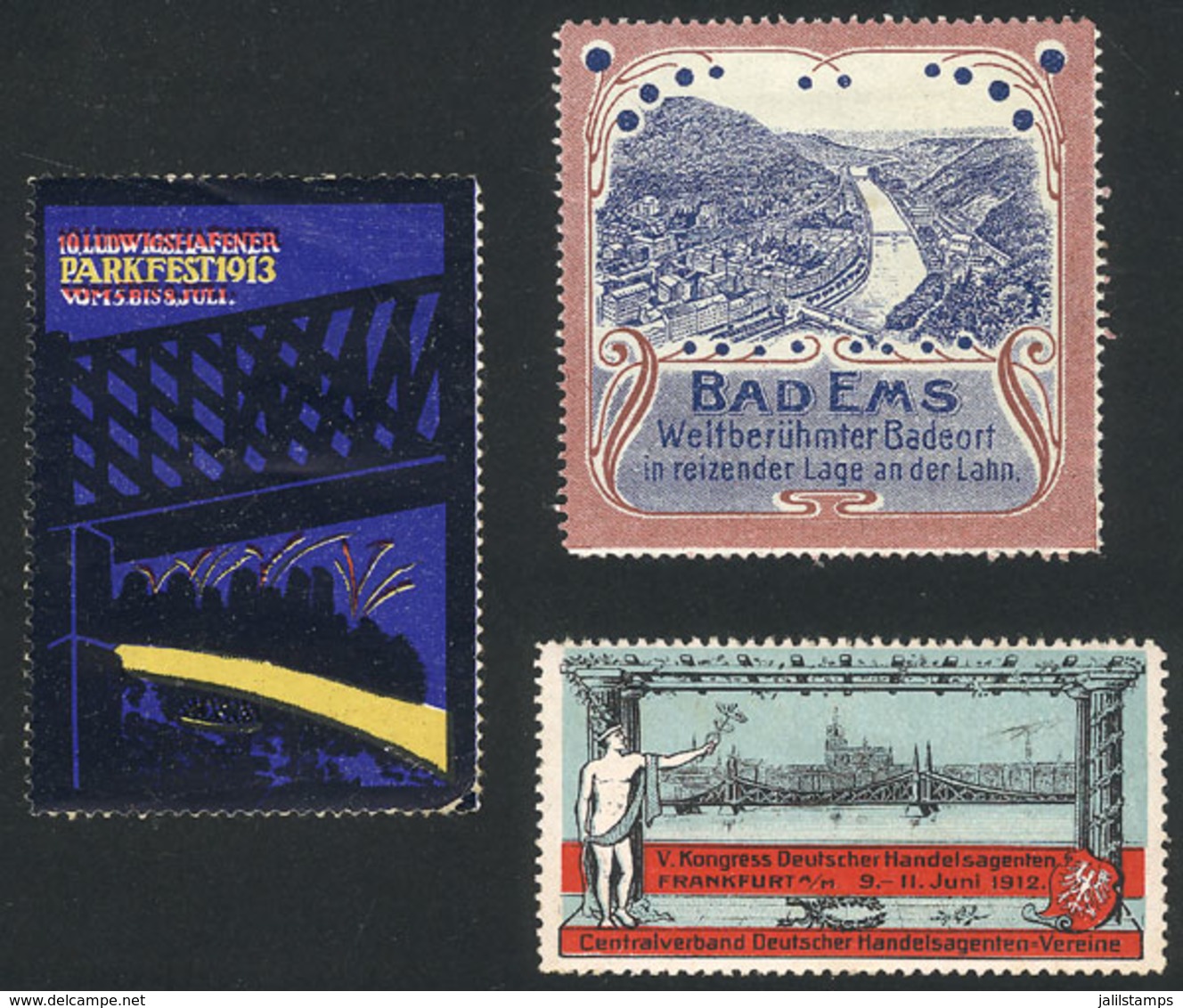 GERMANY: BRIDGES: 3 Old Interesting Cinderellas, Fine To Very Fine Quality! - Other & Unclassified