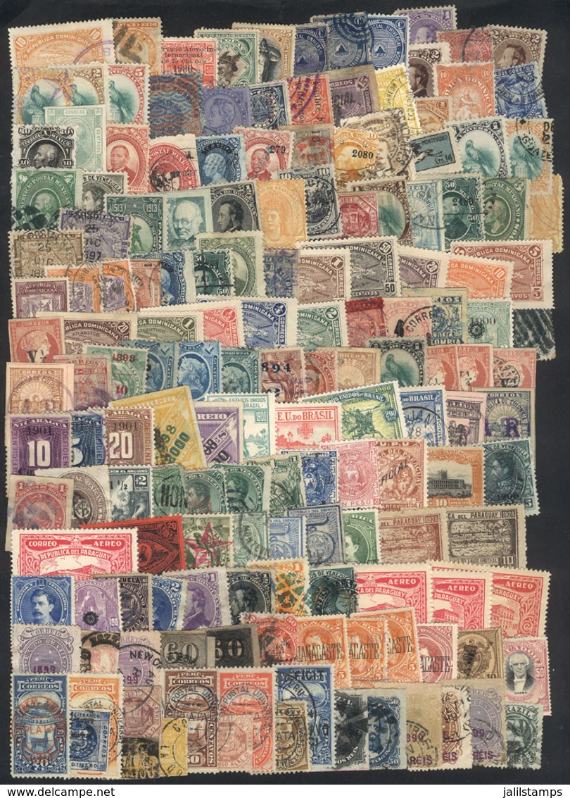 AMERICA: AMERICAN COUNTRIES: Interesting Lot Of Mint (can Be Without Gum) And Used Stamps, From Varied Periods, Most Of  - America (Other)