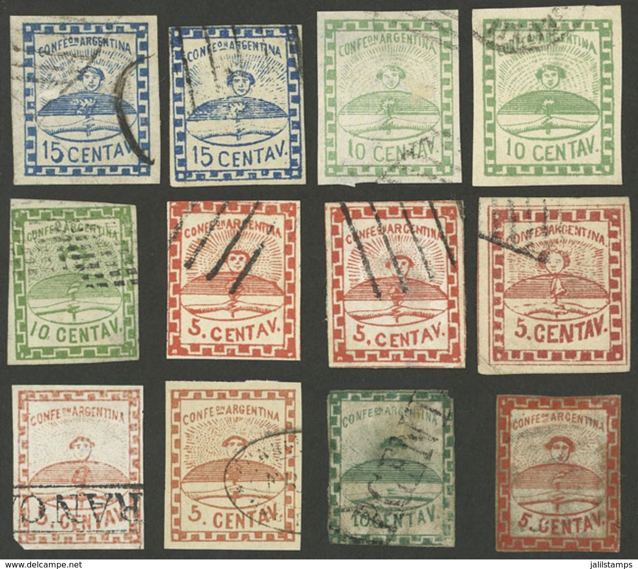 ARGENTINA: FORGERIES: Interesting Lot Of Forged Stamps, Very Useful For Study! - Nuevos