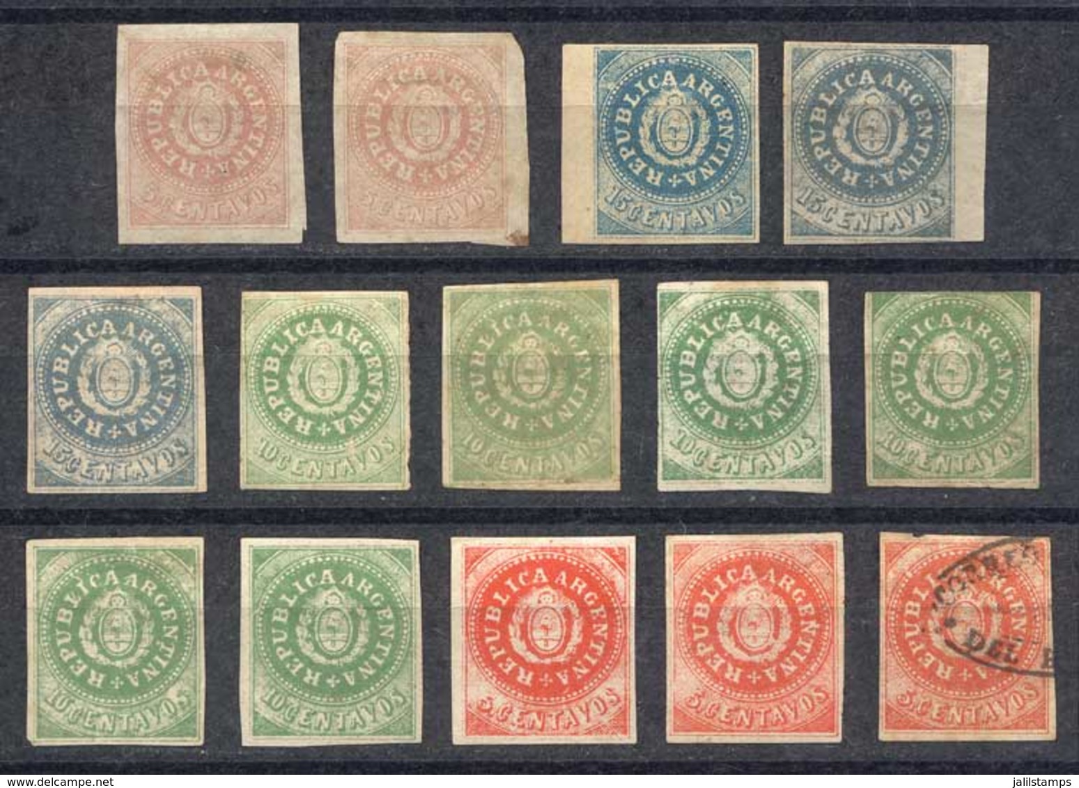 ARGENTINA: Lot Of Stamp FORGERIES, Some Are Very Well Made, Interesting Group To Study And Compare! - Ongebruikt