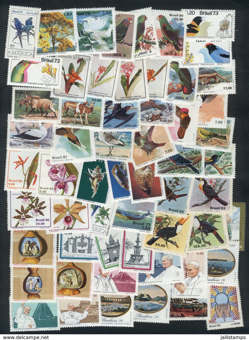 BRAZIL: Lot Of VERY THEMATIC Stamps, Sets And Souvenir Sheets, Mint Never Hinged And Of Excellent Quality, Catalog Value - Other & Unclassified