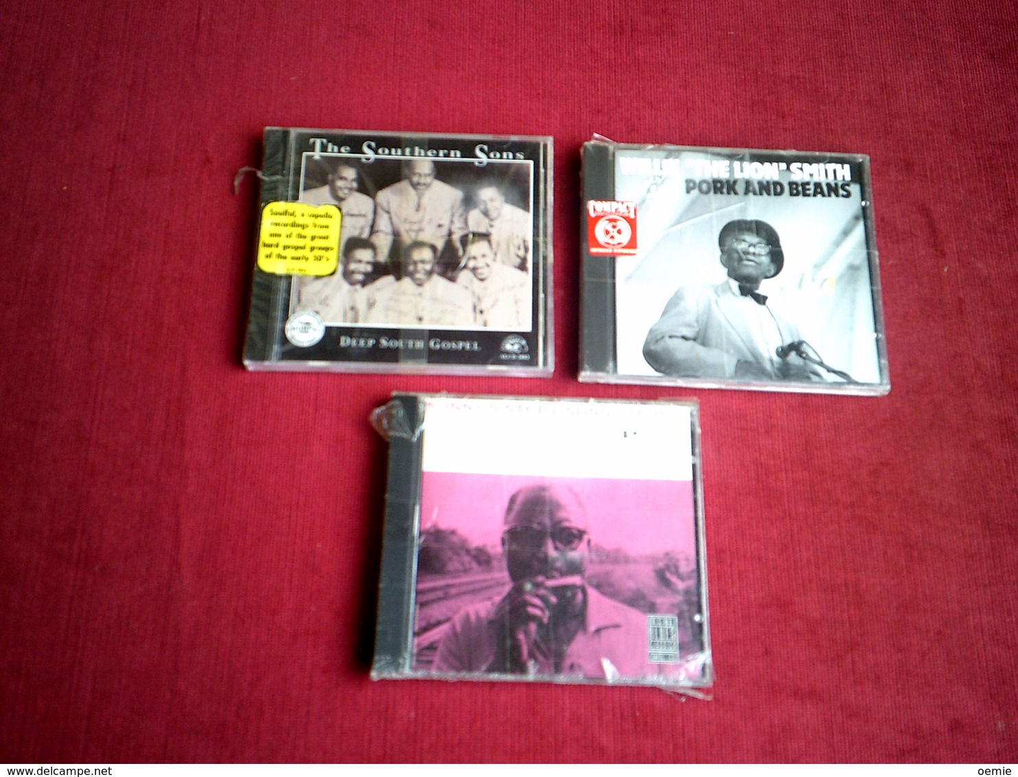 COLLECTION DE 3 CD DE JAZZ  °  WILLIE SMITH + THE SOUTHERN SONS + SONNY TERRY - Collections Complètes