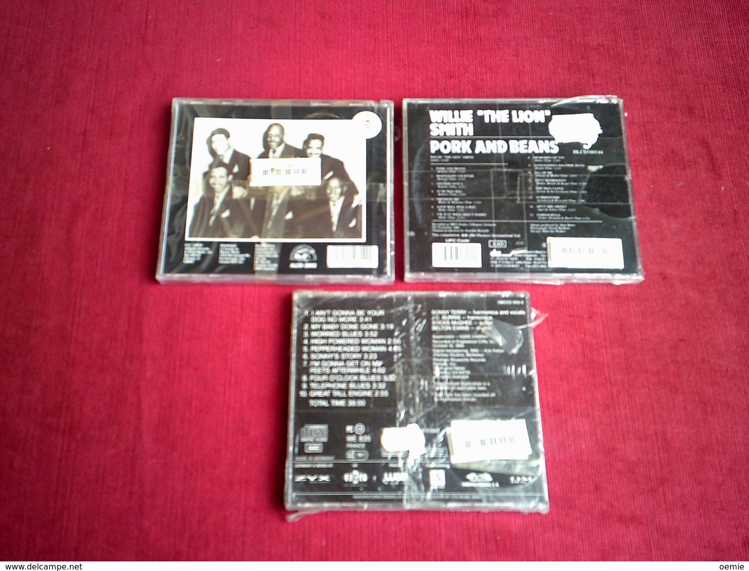 COLLECTION DE 3 CD DE JAZZ  °  WILLIE SMITH + THE SOUTHERN SONS + SONNY TERRY - Volledige Verzamelingen