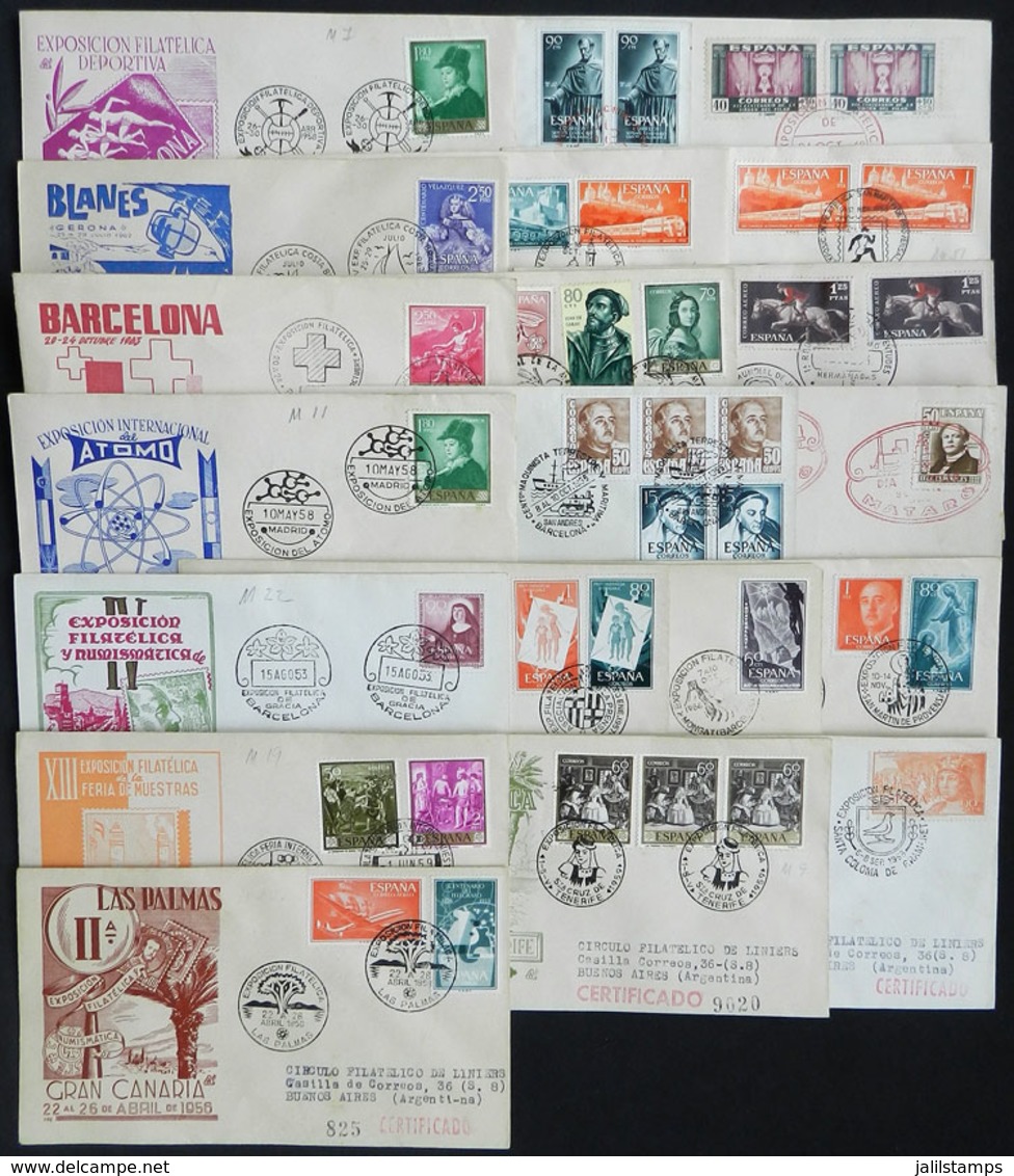 SPAIN: More Than 400 Covers From Varied Periods (circa Between 1940 And 1980), All With Interesting And Very Nice SPECIA - Altri & Non Classificati