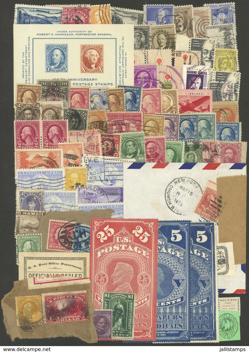 UNITED STATES: Lot Of Stamps And Souvenir Sheets Of Varied Countries And Periods, Used Or Mint (they Can Be Without Gum) - Autres & Non Classés