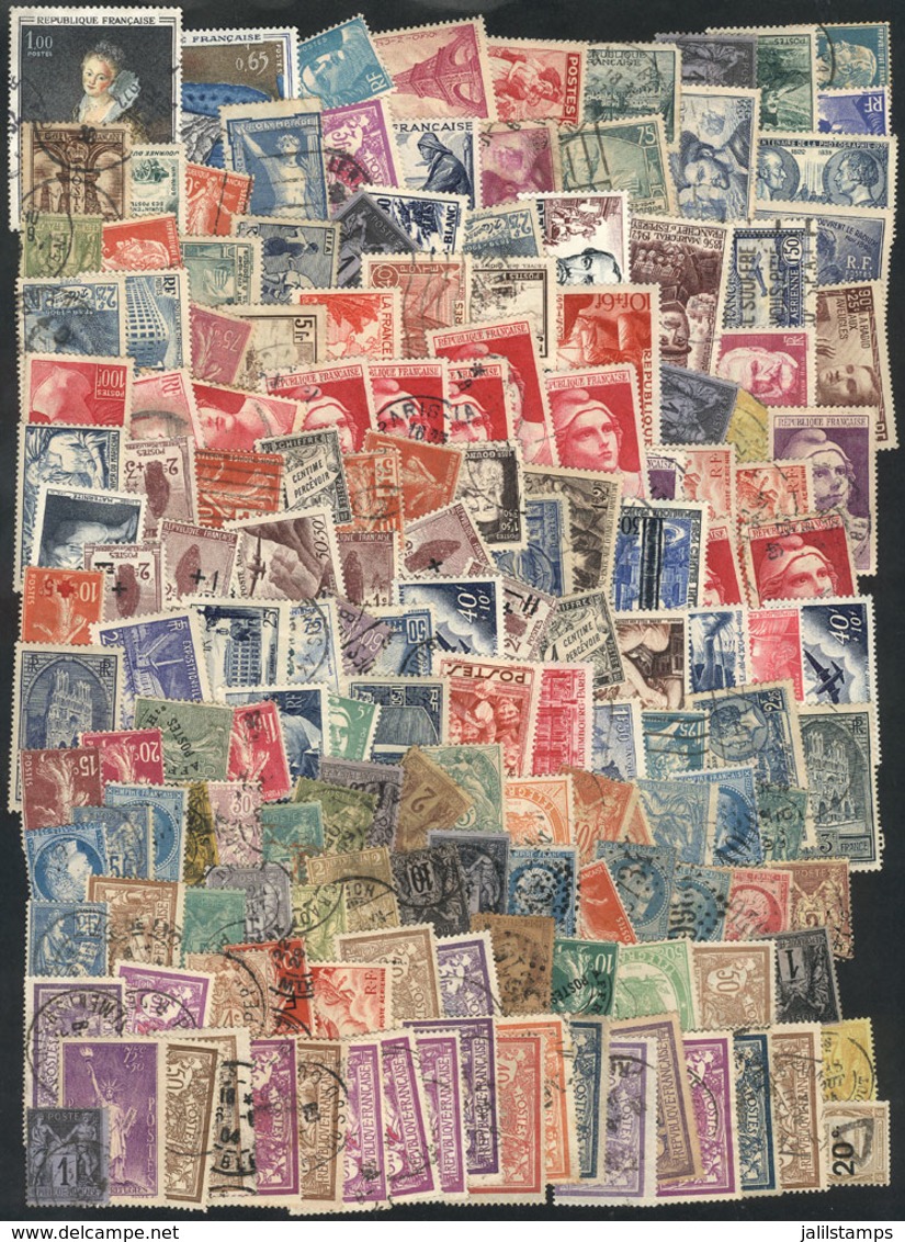 FRANCE: Lot With Many Stamps From Varied Periods, VF General Quality, Good Opportunity At LOW START! - Other & Unclassified