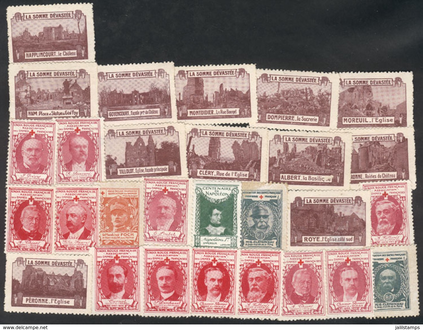 FRANCE: Interesting Lot Of Old Cinderellas! - Other & Unclassified