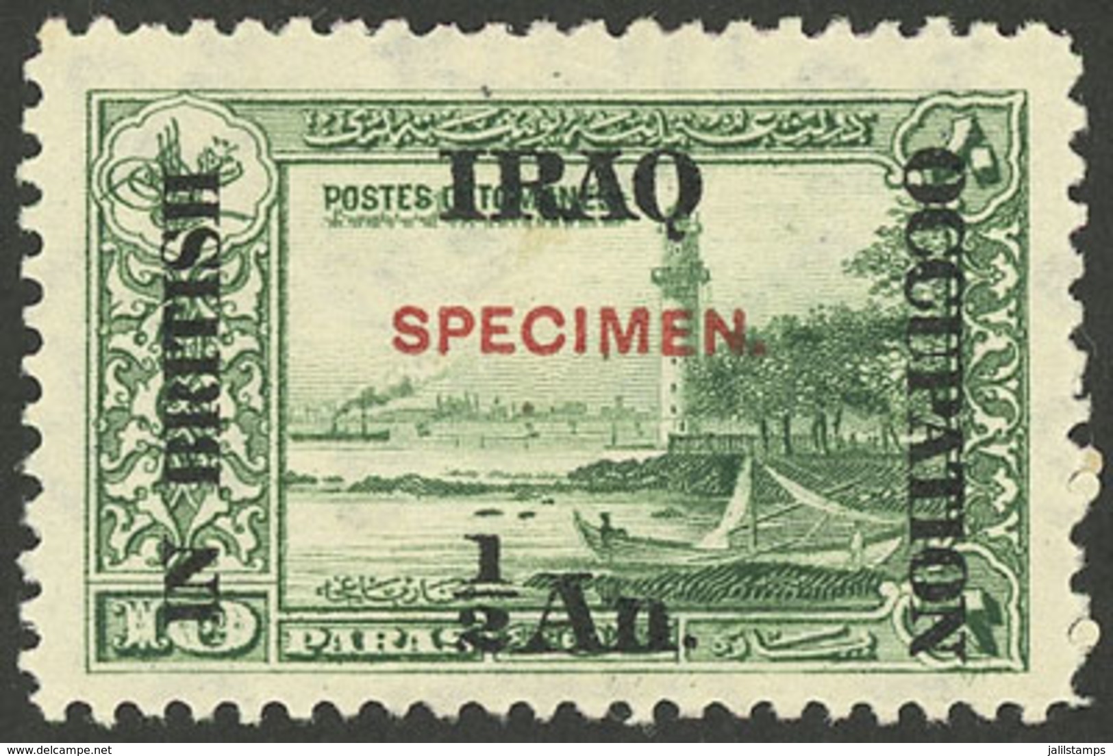 IRAQ: Sc.N29, With SPECIMEN Ovpt., Mint Original Gum, VF Quality! - Iraq