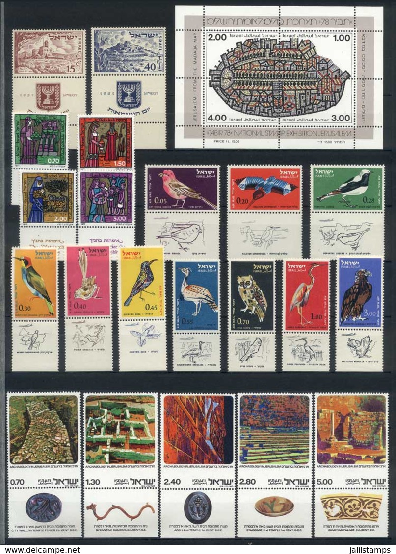 ISRAEL: Lot Of VERY THEMATIC Stamps, Sets And Souvenir Sheets, Most Mint Never Hinged And Of Excellent Quality. Catalog  - Other & Unclassified